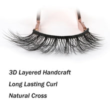 Load image into Gallery viewer, Eyelashes 14mm Faux 3D Mink Lashes Natural Look 14 Pairs