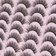 Load image into Gallery viewer, Eyelashes 14mm Faux 3D Mink Lashes Natural Look 14 Pairs